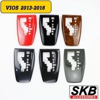 ราคา ครอบเกียร์ vios ครอบเกียร์ AUTO VIOS GEN3 2013-2016 ครอบเกียร์ลายไม้ ครอบเกียร์เคฟล่าร์ (21337504348)