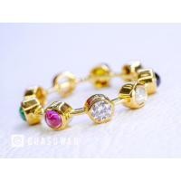 ราคา แหวนพิรอด ตัวเรือนทองคำแท้ 90 เพชรแท้ น้ำ97 น้ำหนักทอง 3.5 กรัม/เพชร 0.07 ตัง/พลอยแท้ 1.25กะรัต (6365398364)