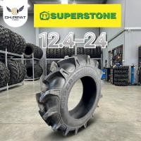 ราคา ยางรถไถ 12.4-24 ยี่ห้อ SUPERSTONE รุ่น ST357 ผ้าใบ 8 ชั้น ยางใหม่ ยางรถไถ ยางการเกษตร ราคาถูก (15697751492)