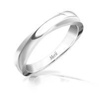 ราคา Merii แหวนเงิน ดีไซน์แหวนเกลี้ยง กรีดลายคล้องกัน แหวนคู่รัก (15996183534)