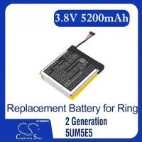 ราคา Cameron Sino แบตเตอรี่ทดแทนสําหรับแหวน 2 รุ่น, 5UM5E5, Video Doorbell 2nd, เหมาะกับ P/N S2 (54960170640)