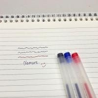 ราคา ปากกาสไตล์ Muji หมึกเยอะ! - ขนาด 0.5มม. เขียนลื่น หมึกจุมาก ซื้อปากกา 1 ด้าม แถมปากกาเจล 4 ด้าม เครื่องเขียน และปากกาหมึ (29469890969)