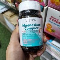 ราคา ป้องกันปวดไมเกรน#ป้องกันการเป็นตะคริว#บำรุงปลายประสาท#VISTRA Magnesium Complex ขนาด 30 เม็ด (6637537532)
