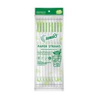 ราคา ซันไบโอ หลอดกระดาษห่อกระดาษ21ซม.6มม. (Sunbio Paper Straw Wrapper 21cm. 6mm. 35Pcs.) (40830412387)