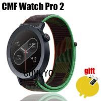 ราคา สําหรับ CMF Watch Pro 2 สมาร์ทนาฬิกาผู้หญิง MEN Band ไนลอน Loop เปลี่ยนเข็มขัดป้องกันหน้าจอฟิล์ม (29755248652)