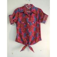 ราคา มือ 2 เสื้อเชิ๊ต#เสื้อสงกรานต์#ผูกเอว (8022996654)