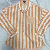 ราคา (Used) พร้อมส่ง เสื้อเชิ้ต ลายทาง สมอเรือ PORTLAND cotton (29264582760)
