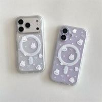 ราคา โบว์โบว์กระต่ายสําหรับ ไอโฟน 17 เคสไอโฟน 16 เคสใสดูดตั้งแต่ 14โปรแม็กซ์ น่ารัก 12 เรียบง่าย (55258917426)