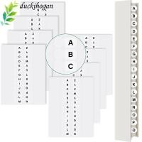 ราคา DUCQIHOGAN Sticky Tabs, ตัวอักษร AZ Index Tabs, Self-Adhesive 208PCS Book Tabs ไฟล์ (40217628988)