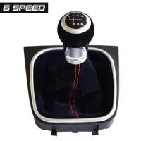 ราคา For Volkswagen VW Golf 5 Golf 6 MK5 MK6 R32 GTI 2004-2009 Manual 5 6 Speed Suede Leather Gear Shift (44755682837)