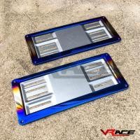 ราคา กรอบป้ายทะเบียนไทเท [ 2 ชิ้น หน้า-หลัง ] สแตนเลสไดร์สีไทเทเนียมแท้ งานเนียน สีสวย สด สินค้าพร้อมส่งของทุกวัน (2766944925)
