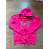 ราคา เสื้อกันหนาวมีฮู้ด ยี่ห้อ Under armour สีชมพู ขนาด XS (28068551503)