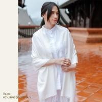 ราคา ผ้าคลุมไหล่ปฎิบัติธรรมผ้าฝ้ายทอมือหมักโคลนเนื้อนุ่ม (27869932660)
