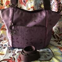 ราคา กระเป๋าสะพายถอดสายได้สีม่วงเปลือกมังคุด Kipling (4531126065)