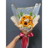 ราคา ช่อดอกทานตะวันจากลวดกำมะหยี่ (25337289406)