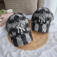 ราคา พร้อมส่ง [ใช้โค้ด30%ลด฿1,000] ของแท้‼️ MLB Argyle monogram structured Ball Cap logo NY หมวกสีดำ ⚫️⚫️ ผ้าหนา (24987717990)
