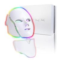 ราคา 7 สี LED Mask Face Light Therapy Facial Treatment Mask Red Light Therapy LED Face ต่อต้านริ้วรอยสิวอุปกรณ์กระชับผิว (43230193467)