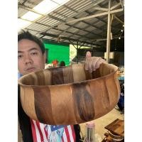 ราคา ชามไม้กลม ขอบสูง ชามผลไม้ ขนาด 11.5 นิ้ว ขอบสูง 3.5 นิ้ว ไม้ยางพารา ไม้จามจุรี เกรด A ส่งตรงจากโรงงาน ออกใบกำกับภาษีได้ (26760246399)