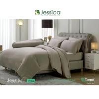 ราคา Jessica Tencel [ทอ 500 เส้น] ชุดผ้าปูที่นอน เจสสิก้า รุ่น เทนเซล สีพื้น สีน้ำตาลอ่อน TP003 (42323886189)