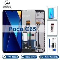 ราคา สําหรับ Xiaomi Poco C65 จอแสดงผล LCD 2310FPCA4G 2310FPCA4I แผงสัมผัส Screen Digitizer Assembly กรอบเปลี่ยน (27539696418)