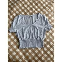 ราคา เสื้อครอปสม็อคเอว pomelo (17586771964)