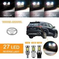 ราคา 1pctoyotainnova 27LED หลอดไฟถอยหลังรถยนต์ Flash & Non Flash T15 T20/7440 1156 (Striobe 3 ครั้ง + คงที่) (26464282433)