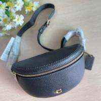 ราคา พร้อมส่งกระเป๋า COACH Bethany Belt Bag in Pebbled Leather หนังวัวแท้ทั้งใบสีดำ รุ่น shop(ไม่มีถุงผ้า) (29306490920)