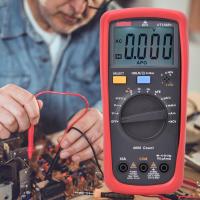 ราคา Digital Multimeter LED Voltage Tester Tester Anti-Burn สำหรับห้องปฏิบัติการยานยนต์ (28626442205)