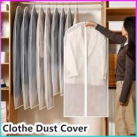 ราคา Clothe Dust Cover Transparent Dust Bag Hanging Cloth Pocket Washable Plastik Baju Cover 衣服防 (41155850316)