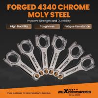 ราคา 6 Pieces Connecting Rods for Nissan Skyline GTS R31 Patrol RB30 RB30DET 152.5mm (48105885209)