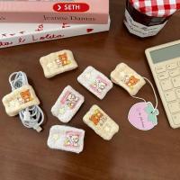 ราคา SETH การ์ตูนริลัคคุมะ‌/Masumaro Data Cable Storage สายชาร์จแบบพกพา ออแกไนเซอร์คงที่ เครื่องมือจัดเก็บแบบพกพา Vary (40779305088)
