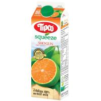 ราคา ทิปโก้สควีซน้ำส้มโชกุนพาสเจอร์ไรส์ 1ลิตร Tipco Squeeze Pasteurized Shogun Orange Juice 1ltr. [8851013791292 ] (52159730851)