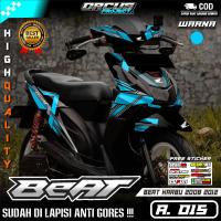 ราคา สติ๊กเกอร์รูปลอก BEAT คาร์บูเรเตอร์ 2008-2012 ดีไซน์เต็มตัว MUGEN POWER scootlet HONDA 015 ORCUS STICKER (45504431769)