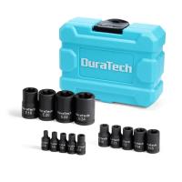 ราคา DURATECH 14PCS E-type Torx Star Socket Box & Bit Hand Tool Set E4 to E24, 1/4, 3/8, 1/2 ขับเคลื่อนด้วยประแจผลกระทบ, Cr-V Steel (46154494105)