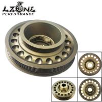 ราคา LZONE - Racing Aluminum OEM Size LightWeight Crankshaft Pulley For 93-01 Honda Prelude H22 VTEC JR- (48206173525)