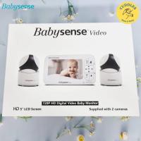 ราคา (Babysense) 720P HD Digital Video Baby Monitor Supplied with 2 Cameras V65-2US เบบี้มอนิเตอร์ กล้องดูลูกน้อย กล้องดูเด็ก (29864738247)
