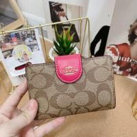 ราคา Coach Medium Corner Zip Wallet In Signature Canvas (41801026743)