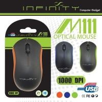 ราคา USB Mouse Optical Infinity M111 1000dpi (6077693175)