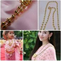 ราคา พร้อมส่งจ้า สังวาลย์ชุดไทย สร้อยสังวาลย์ เครื่องประดับชุดไทย สวย สง่า งานประณีต งดงามมาก #ชุดไทยเด็ก #ชุดไทย (6658992378)