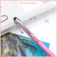 ราคา WNTEOLAND ปากกาลูกลื่นคริสตัล, ของขวัญเครื่องเขียนโลหะ Rhinestone หมุนปากกาลูกลื่น, Creative Shiny Gift Spinning Rose Gold Diamond Pen Office (40864306950)