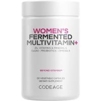 ราคา Codeage Women’s Daily Multivitamin, 25+ Vitamins & Minerals, Fermented, Organic Whole Foods, Probiotics Supplement - Vitamin A, B, C, D, E & K, Omega 3, Zinc – Vegan - 120 Capsules (52056960445)
