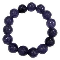 ราคา TANITTgems กำไลข้อมือหินอะเมทิสต์แท้เม็ดกลมใหญ่ - สีม่วง#390 (453189747)
