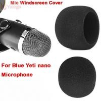 ราคา YOLOGO Mic ฝาครอบกระจก, Windproof เปลี่ยนไมโครโฟน Pop Filter, Professional Flocked ฟองน้ําโฟมไมโครโฟนสําหรับ Blue Yeti nano ไมโครโฟนสตูดิโอบันทึก (55660108348)