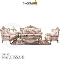 ราคา ชุดโซฟาหลุยส์ 4ชิ้น (3+2+1ที่นั่ง+โต๊ะกลาง) Gold Diamond Series รุ่น TSF-LV-SET NARCISSA-II [Pick Collection] (18774668915)