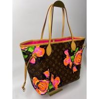 ราคา Louis Vuitton Limited Edition Stephen Sprouse Roses Neverfull MM Monogram canvas tote bag (24547715131)