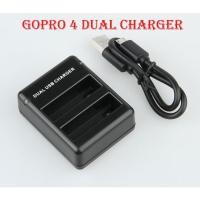 ราคา AHDBT-401 Dual USB Charger For GoPro Hero 4 / AHDBT-401 ดับเบิ้ล usb ชาร์จ GoPro Hero 4 (26130695963)