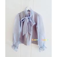 ราคา เสื้อคอโบว์ แขนผ้าไหมแก้ว Size M (23323203025)