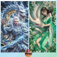 ราคา Diamond Painting 5D DIY การ์ตูน จีน ครอสติสคริสตัล 5 มิติ ปักครอสติส ภาพติดเพชร เสริมทักษะ ฝึกสมาธิ ขนาด WxH 40x60 cm (24969685137)