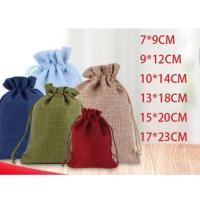 ราคา PK ถุงผ้า ผ้ากระสอบ 3 ขนาด ใส่ของขวัญ ของชำร่วย (7992602179)