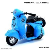 ราคา โมเดลรถ เวสป้า VESPA Classic สีฟ้า (Scale 1:14) (96087862)
